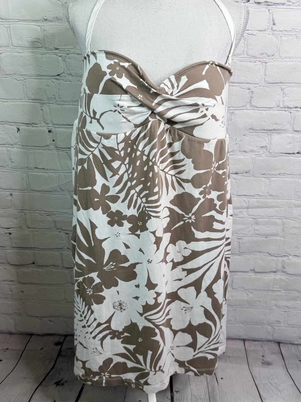 Tommy Bahama Tropical Midi Halter Dress XL